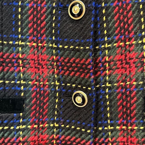 Kasper Red and Black Plaid Blazer - Picture 7 of 11